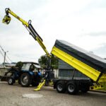 Remorca cu macara DL Agro Master cu DL Smart Loader Crane