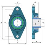 Lagăr cu rulment LEN 204 2F - imagine 2