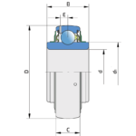 Rulment LS 205 2F - imagine 2