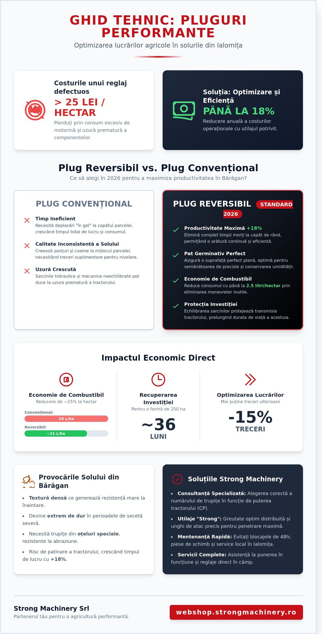 Pluguri de vânzare Ialomița: Ghid Tehnic pentru Alegerea Utilajului Corect în 2026