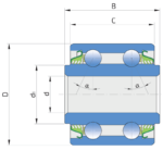 Rulment SL 5204/20-2T - imagine 2