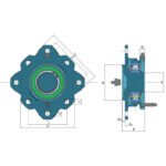 Lagar cu rulment ZGKU 309 2S - imagine 2