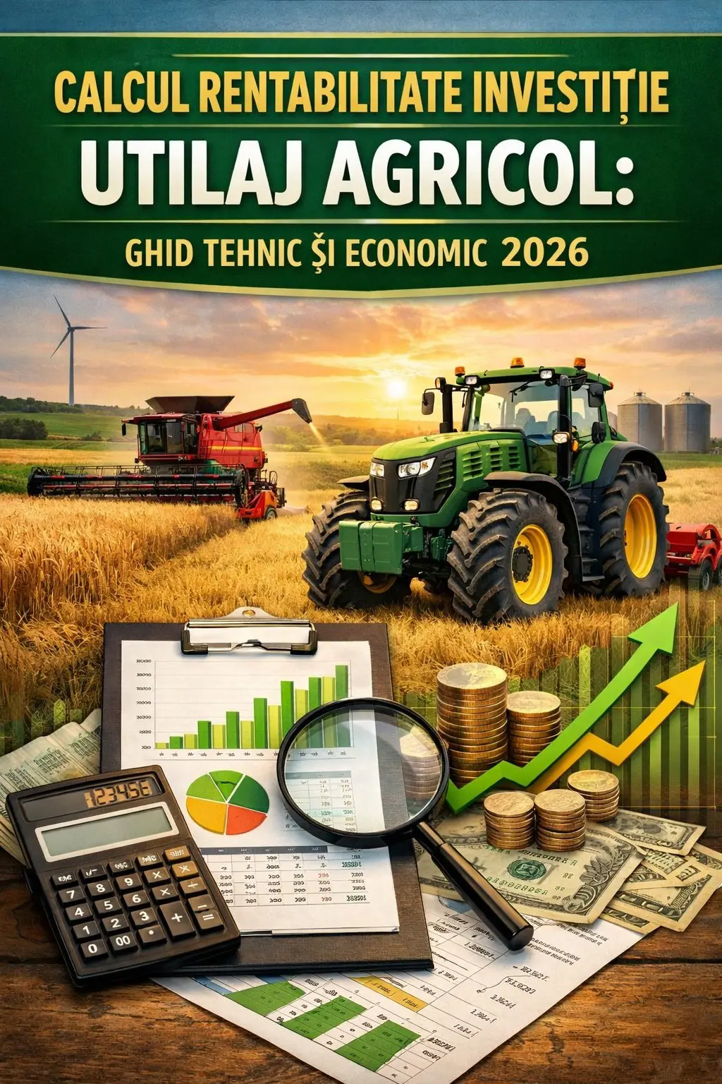 Calcul Rentabilitate Investiție Utilaj Agricol: Ghid Tehnic și Economic 2026