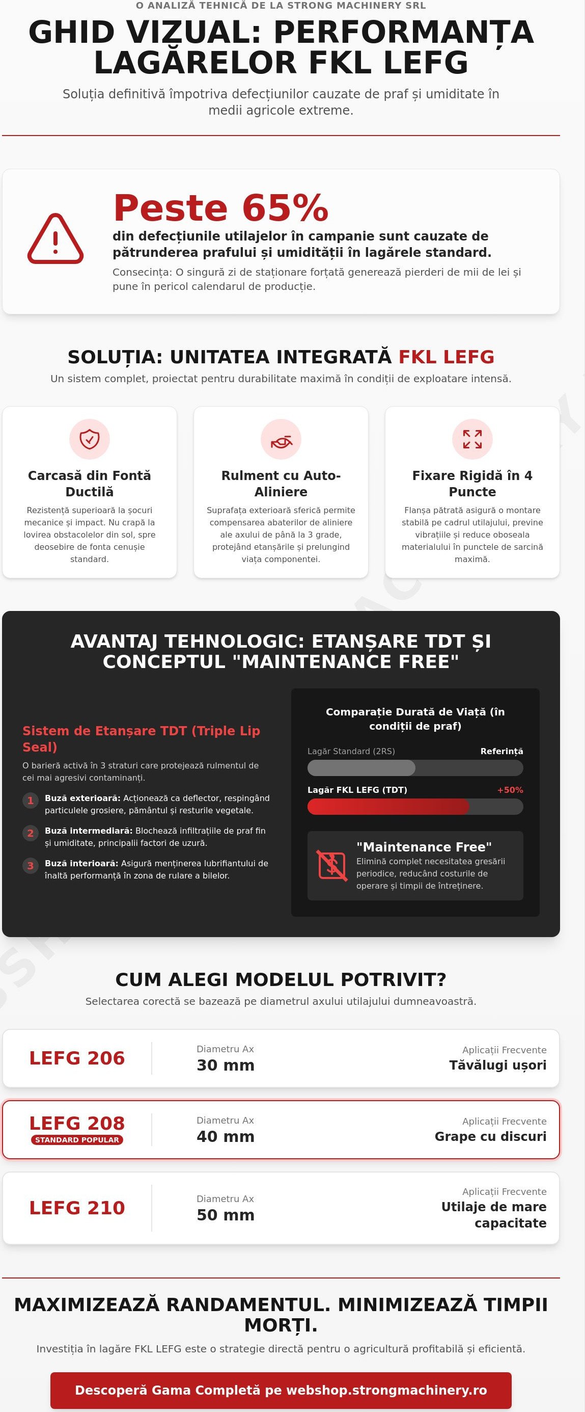 Ce Înseamnă LEFG? Ghid Tehnic despre Lagărele FKL pentru Utilaje Agricole în 2026