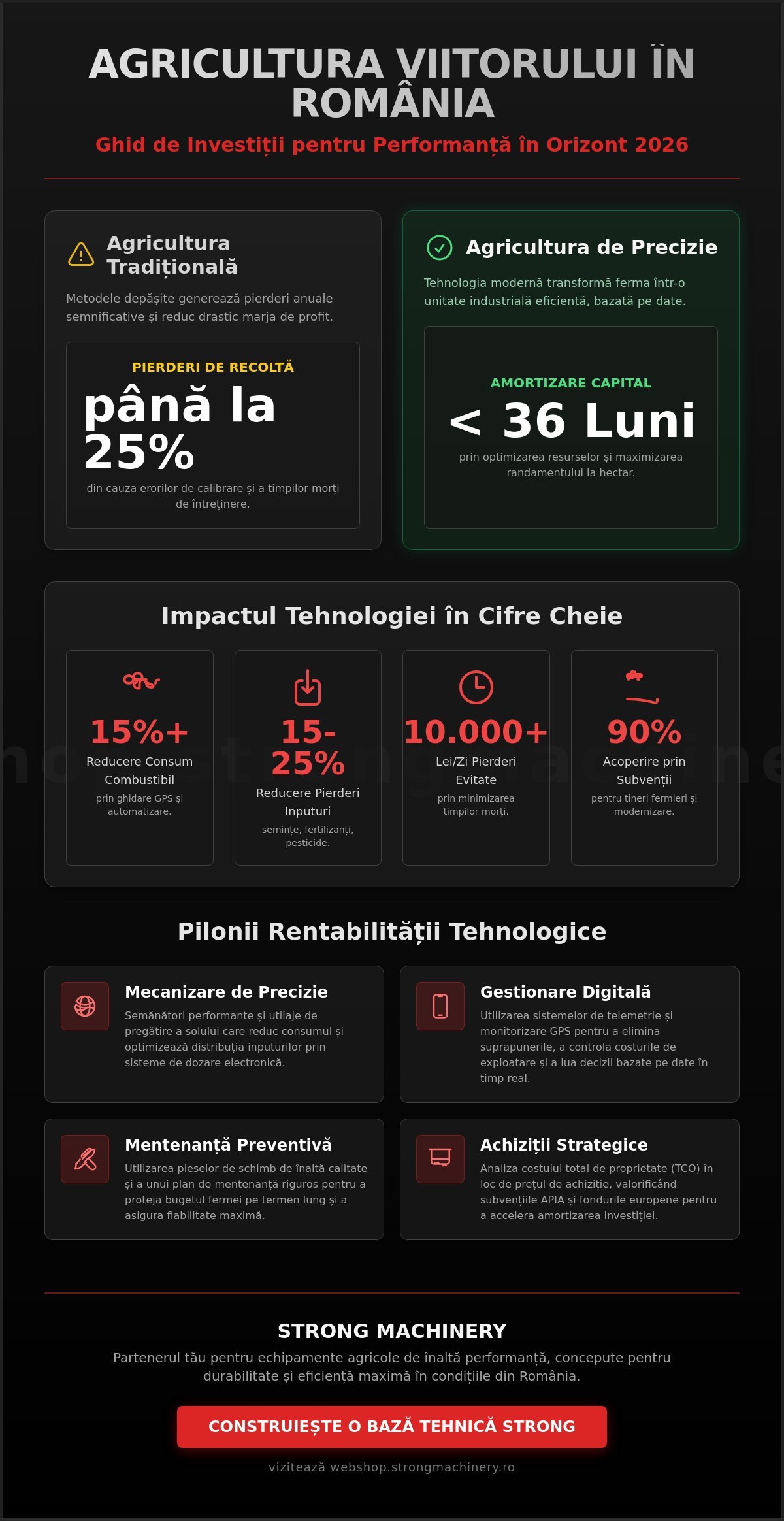 Investiții Profitabile în Agricultura Românească 2026: Tehnologie și Randament