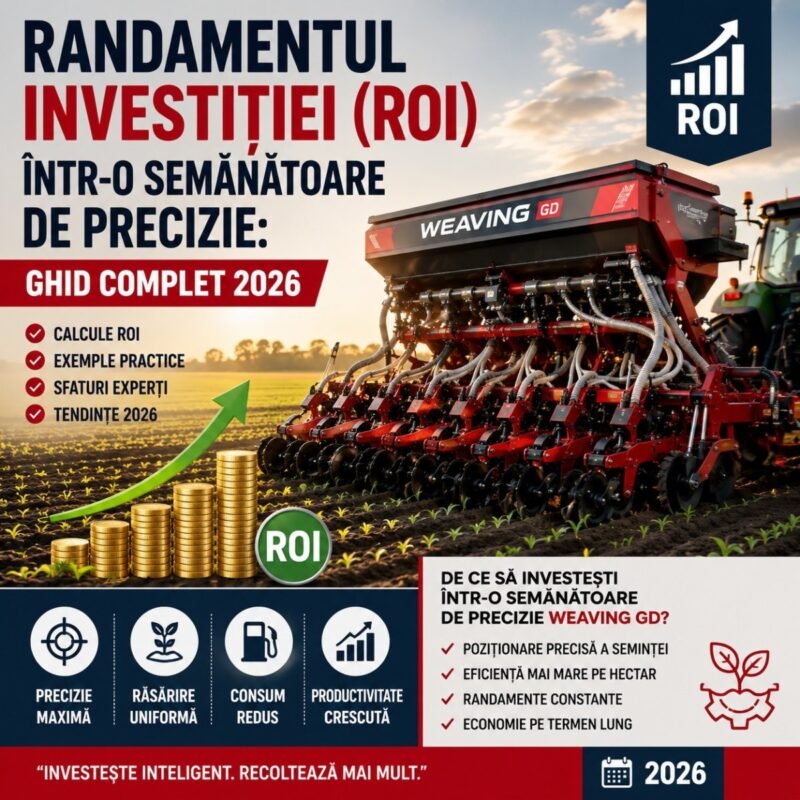Randamentul investiției (ROI) într-o semănătoare de precizie: Ghid complet 2026
