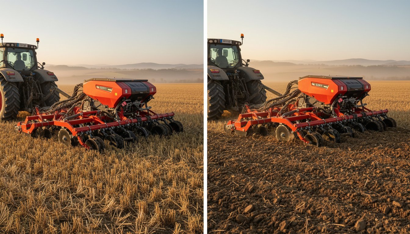 Semănătoare pe discuri vs pe brăzdar pentru no-till: Ghid de alegere 2026