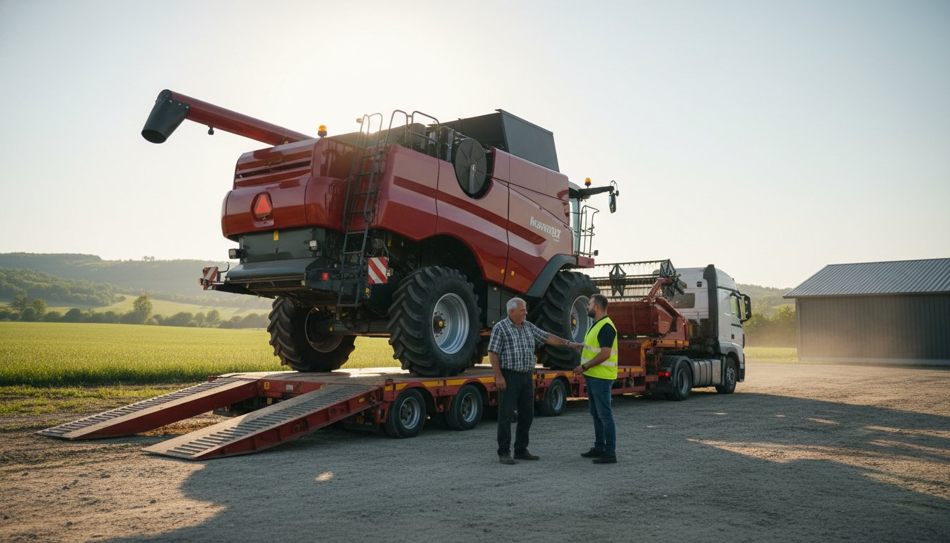 Transport și livrare utilaje agricole la fermă: Ghid logistic complet 2026