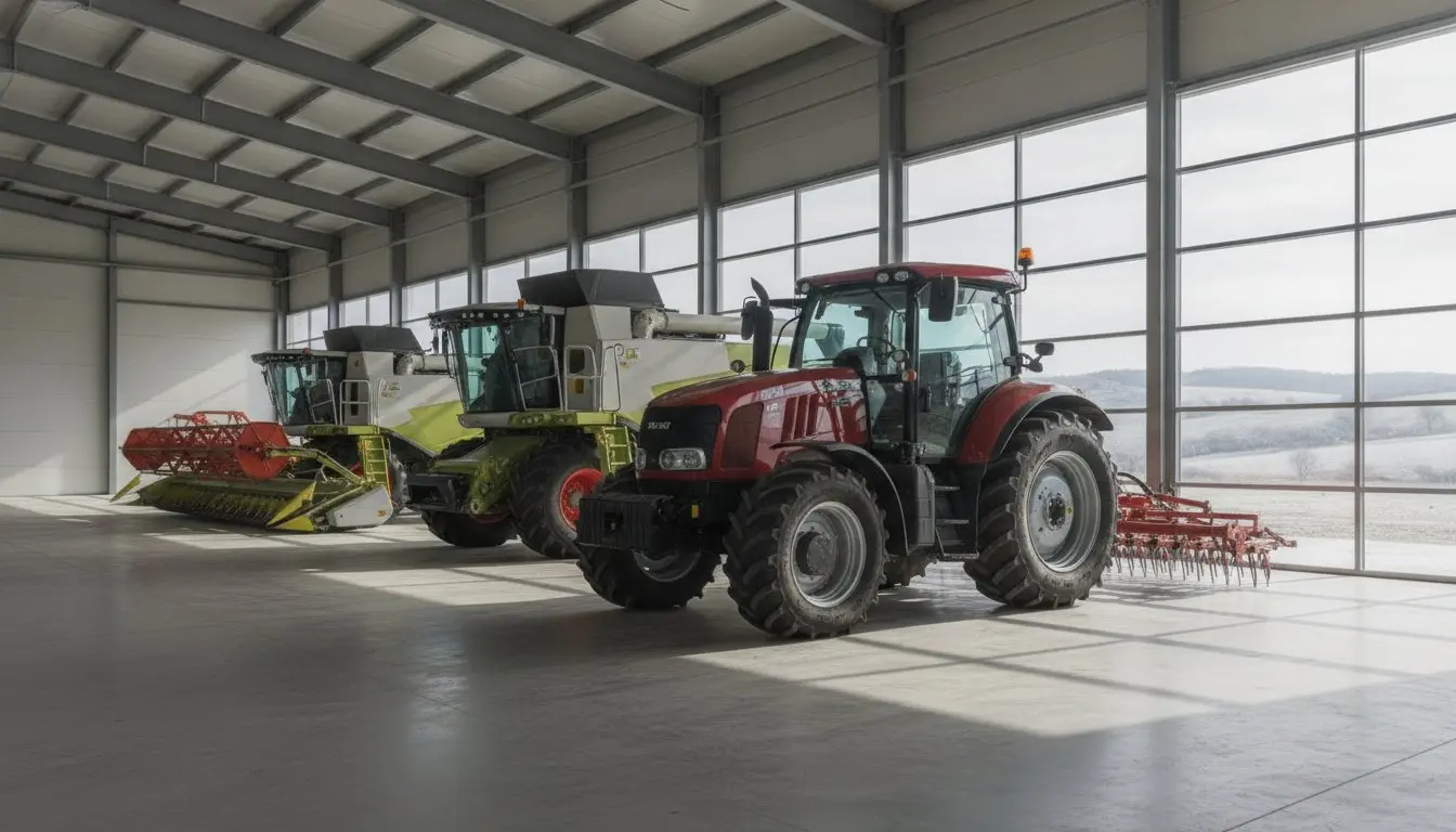 Depozitarea corectă a utilajelor agricole peste iarnă: Ghid tehnic 2026