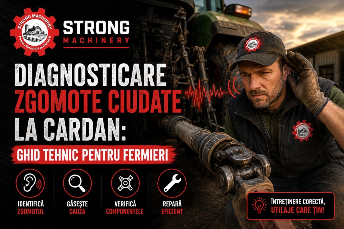 Diagnosticare zgomote ciudate la cardan: Ghid tehnic pentru fermieri