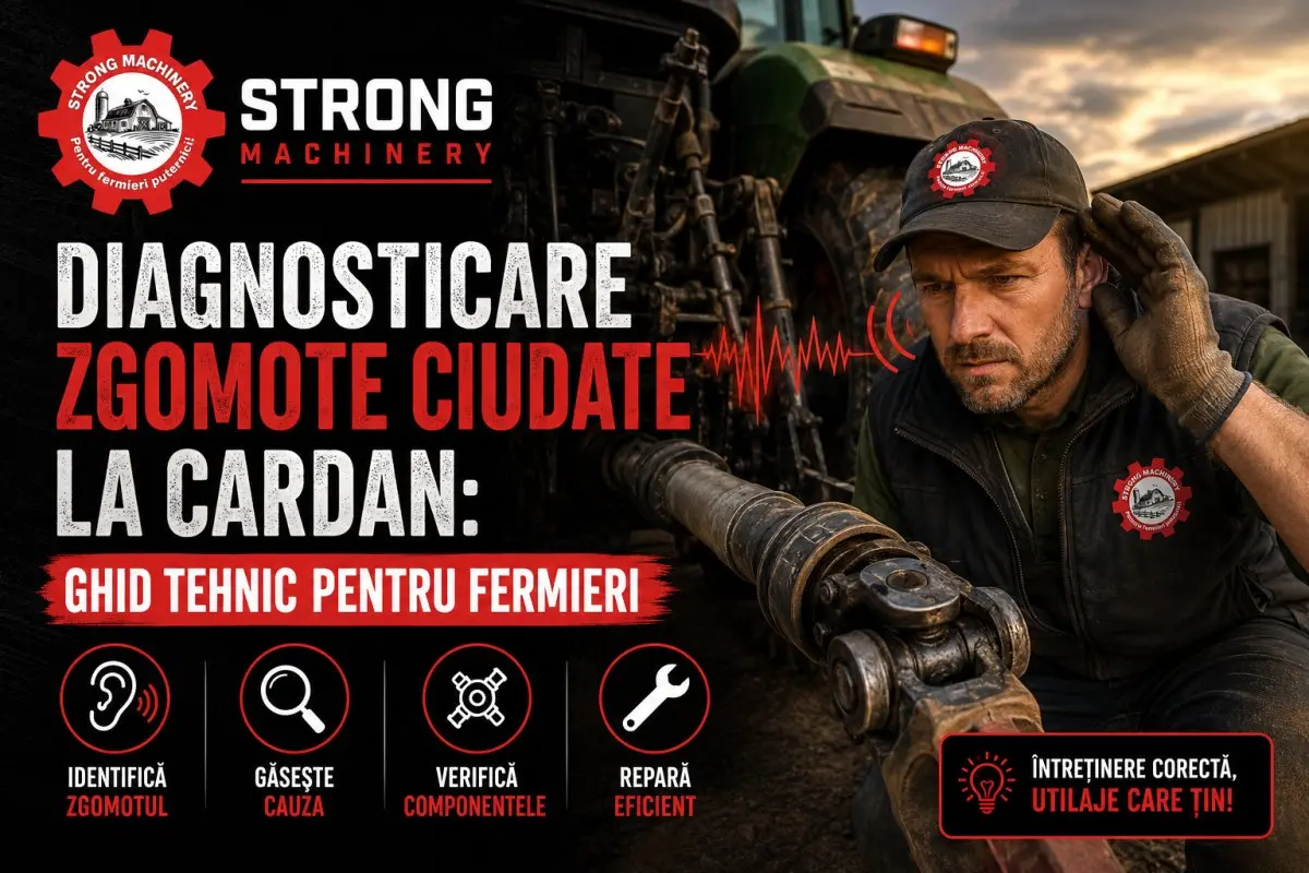 Diagnosticare zgomote ciudate la cardan: Ghid tehnic pentru fermieri