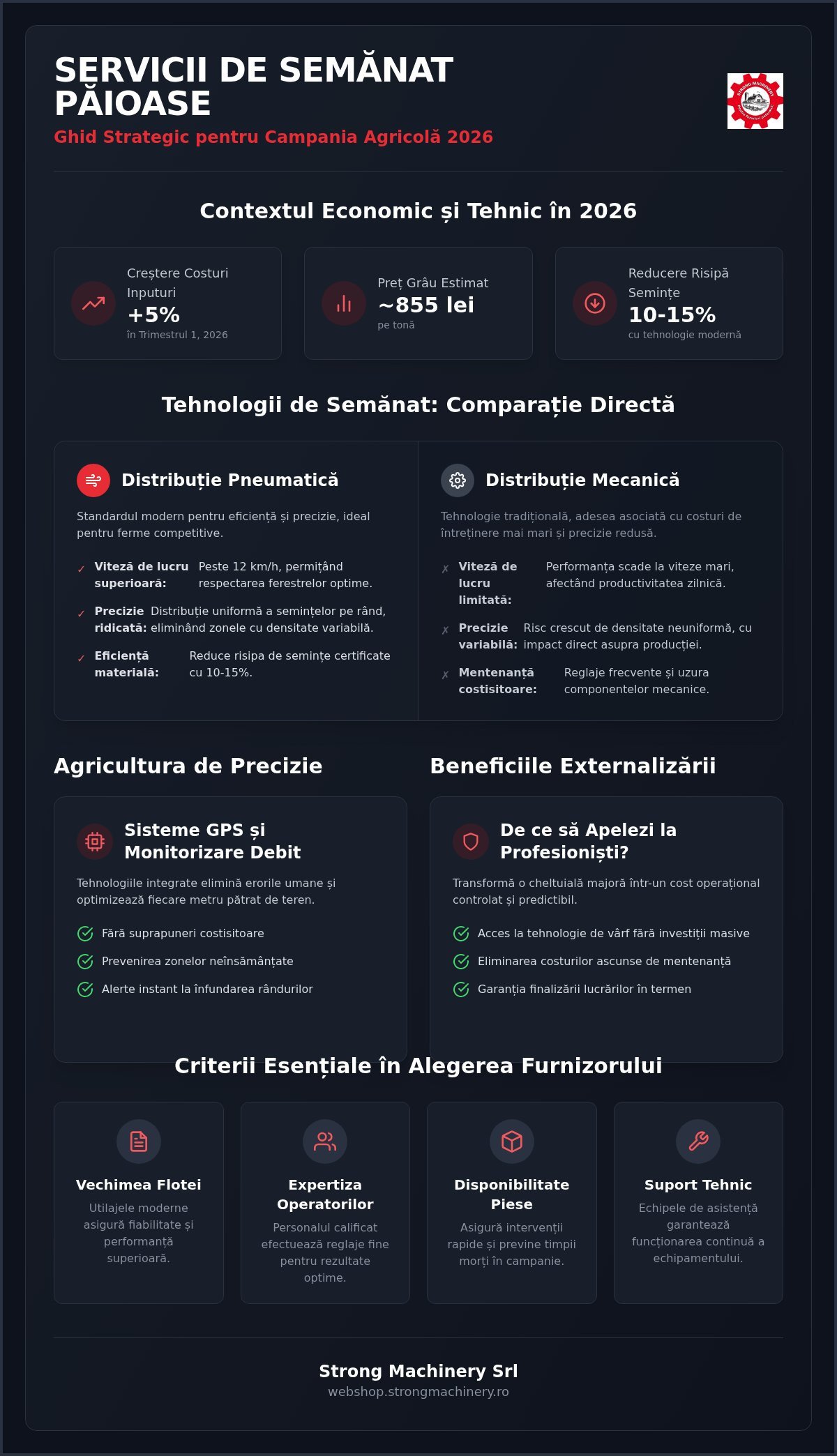 Servicii de Semănat Păioase 2026: Ghid pentru Eficiență și Productivitate Maximă
