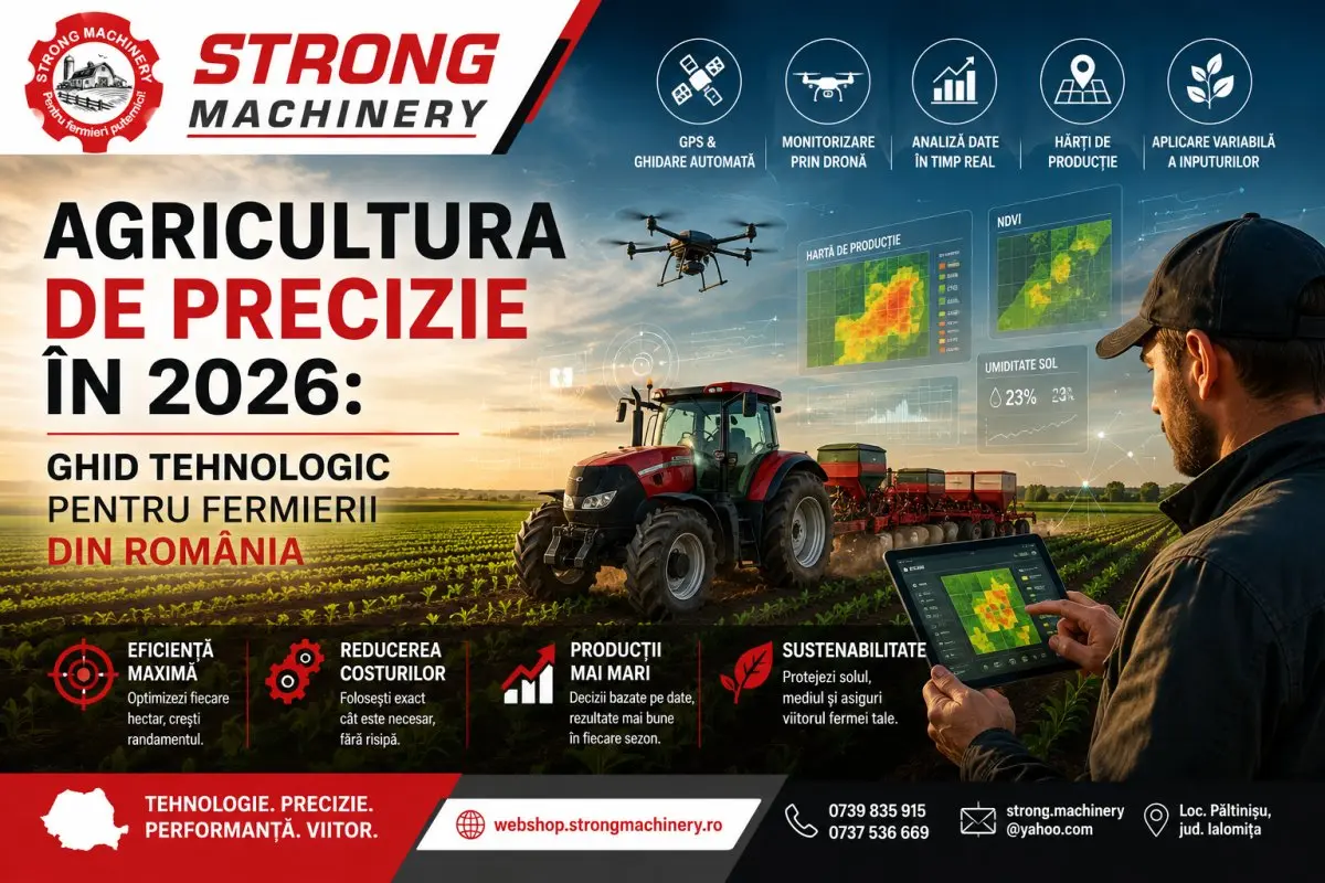 Agricultura de Precizie în 2026: Ghid Tehnologic pentru Fermierii din România