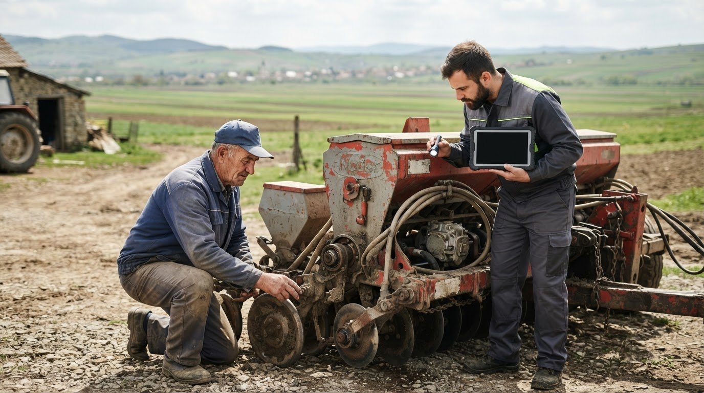 Riscuri la achiziția de utilaje agricole la mâna a doua: Checklist complet 2026