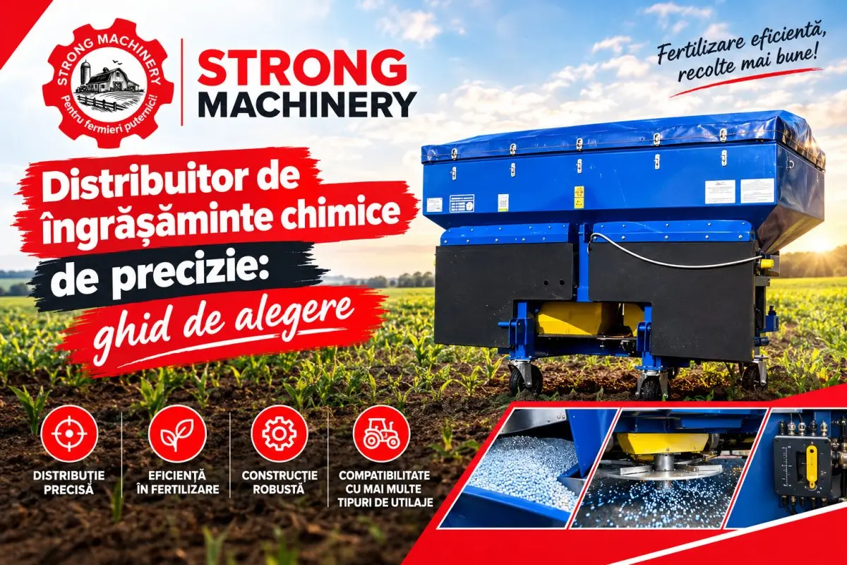 Distribuitor de îngrășăminte chimice de precizie: ghid de alegere