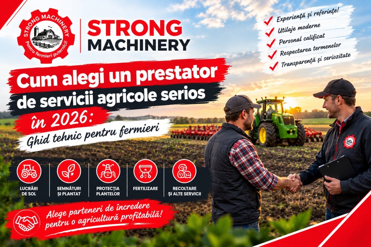Cum alegi un prestator de servicii agricole serios în 2026: Ghid tehnic pentru fermieri